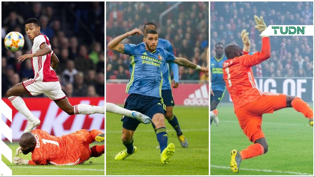 Ajax 4-0 Feyenoord. Ziyech abrió la goleada al minuto 2, Tagliafico, Neres y van de Beek hicieron los tantos del encuentro.