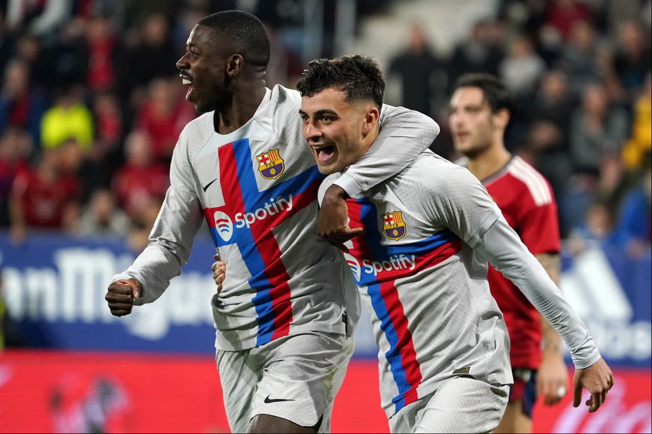 Barcelona visitará al Manchester United en Europa League sin Gavi, Pedri y Dembélé