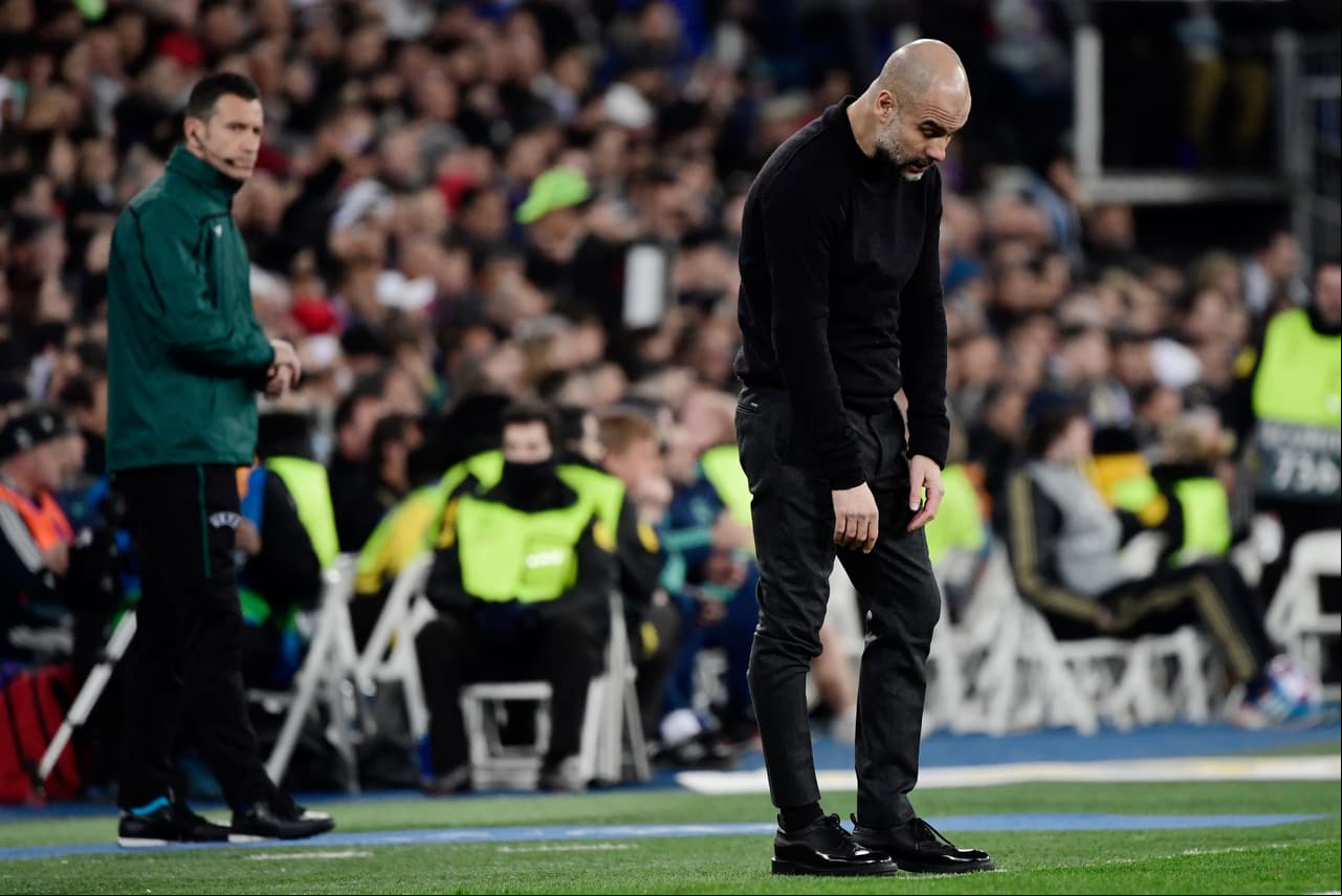 Los intentos en ataque de los Citizens no tenían conformes a Pep.
