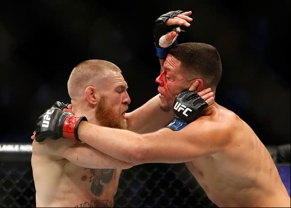 McGregor se defendió bien en el derribo.