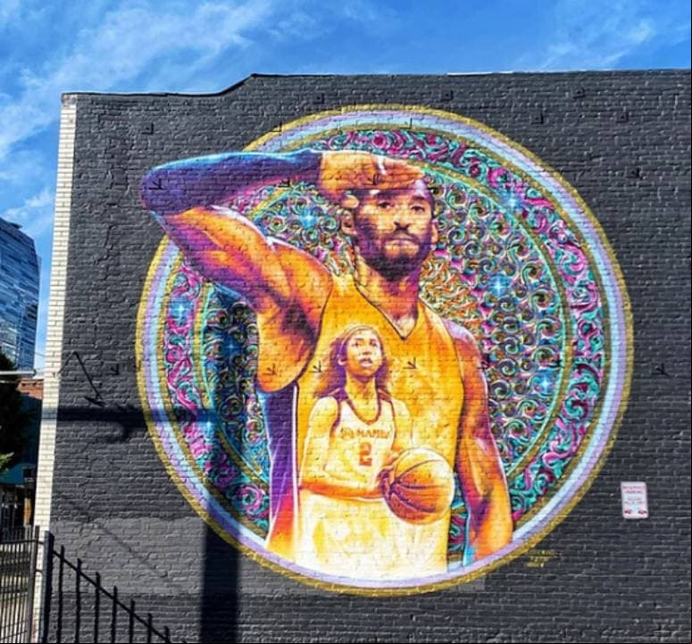Las calles de las principales ciudades de los Estados Unidos se adornan con las asombrosas muestras de amor para la leyenda de la NBA.