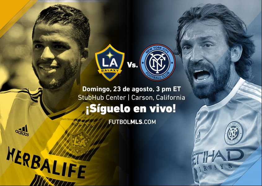 Sigue en vivo por Centro de Juegos LA Galaxy vs New York City FC