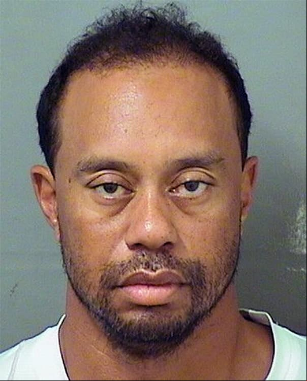 La leyenda del golf, Tiger Woods, ha sido acusado en Florida de DUI por manejar erráticamente. Fue arrestado ocho horas y su licencia de manejo fue suspendida.
