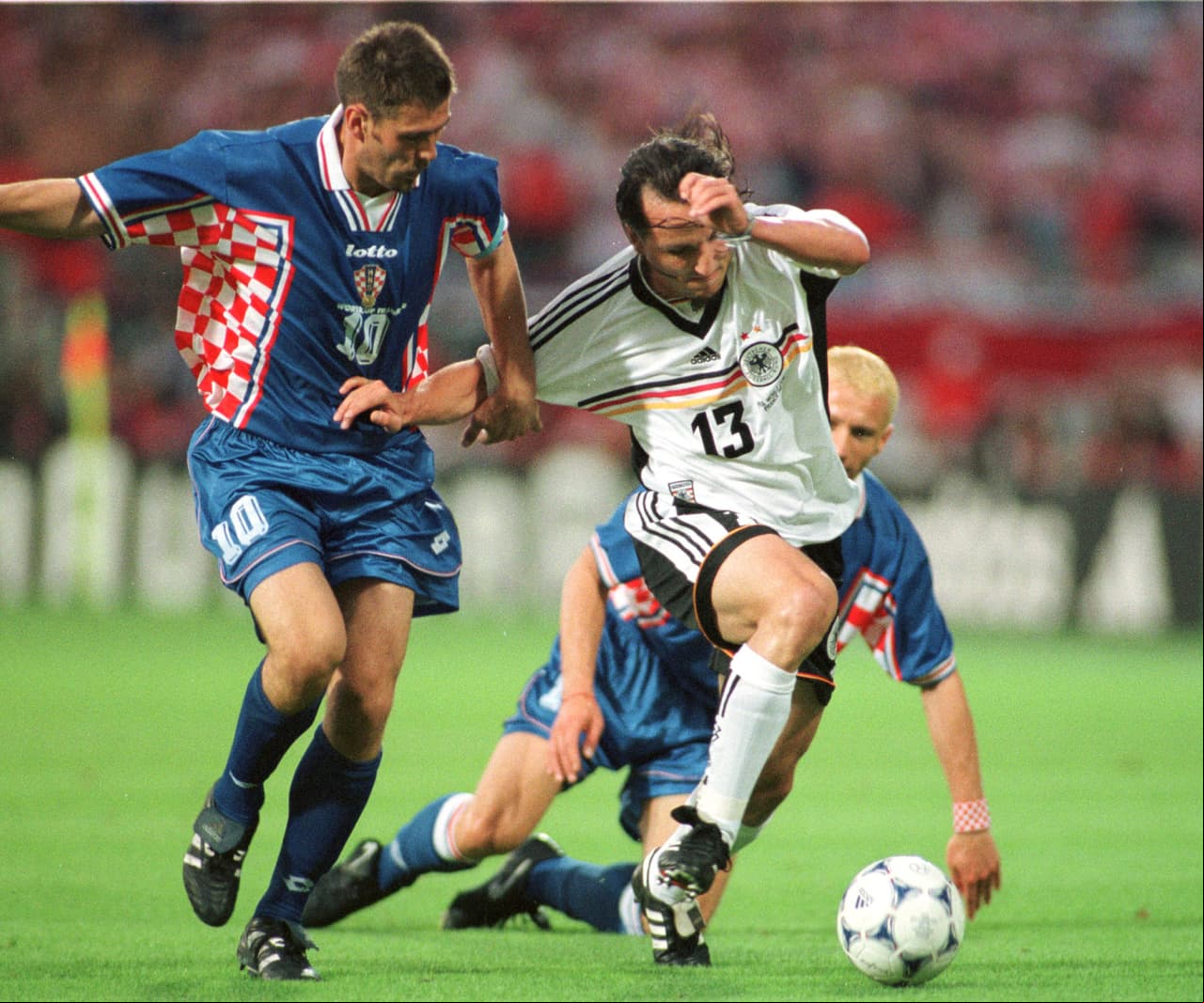 Contra todo pronóstico, la humilde e incipiente selección croata superó a Alemania 3-0 en los cuartos de final y se metían a una semifinal por primera vez en su corto historial mundialista.