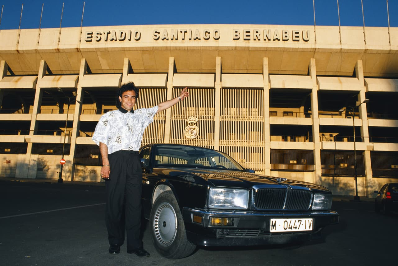Durante las siete temporadas que jugó en la casa madridista, 'Hugol' fue un constante verdugo del Barcelona.