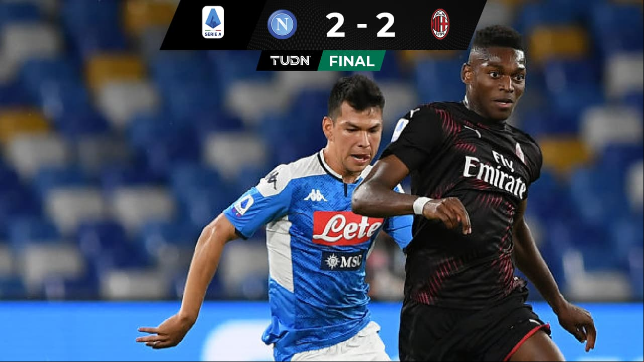 Chucky vio acción en el Napoli vs. Milan.