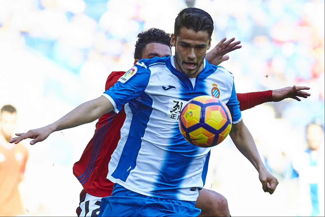 La Liga - Jornada 35 / Espanyol 0-3 Barcelona: fue partido completo para el defensa Diego Reyes con los 'periquitos' que perdieron el Derbi catalán. Ha jugado 31 partidos, 29 de inicialista y suma un gol.