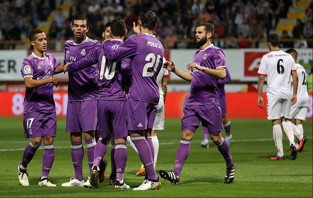 Real Madrid derrotó 7-1 Cultural y Deportiva Leonesa