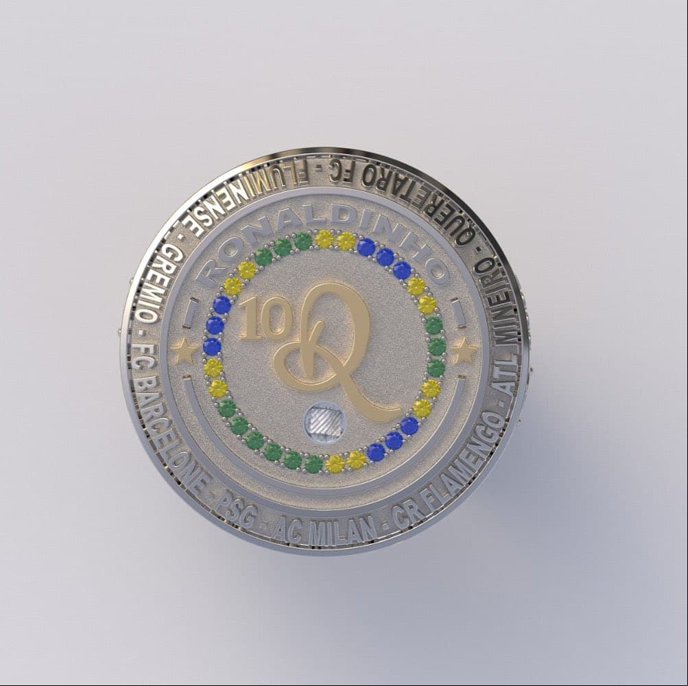 Los anillos personalizados de Neymar, Mbappé y Dinho | Estas son las tremendas joyas personalizadas dignas de la realiza del futbol mundial.