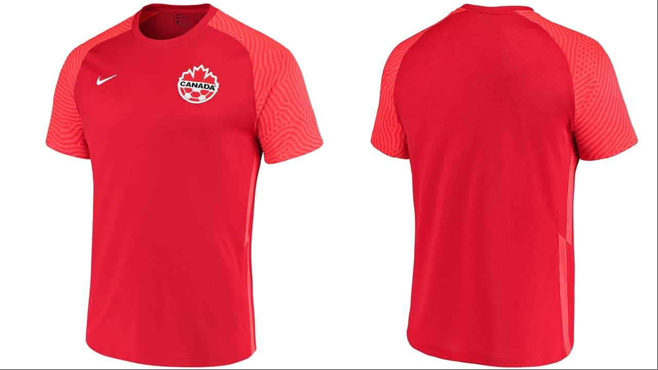 CANADÁ, LOCAL. Las distintas marcas patrocinadoras se han lucido con los diseños para el Mundial Qatar 2022.