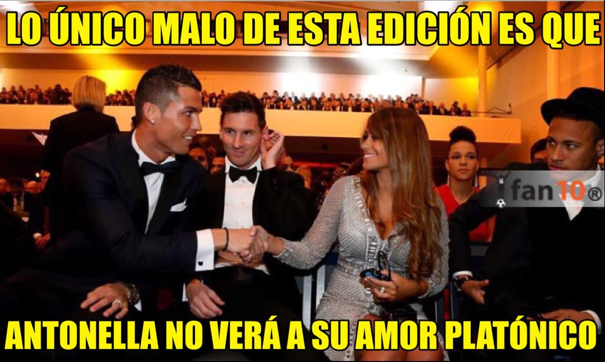 Memes ronaldo balon de oro