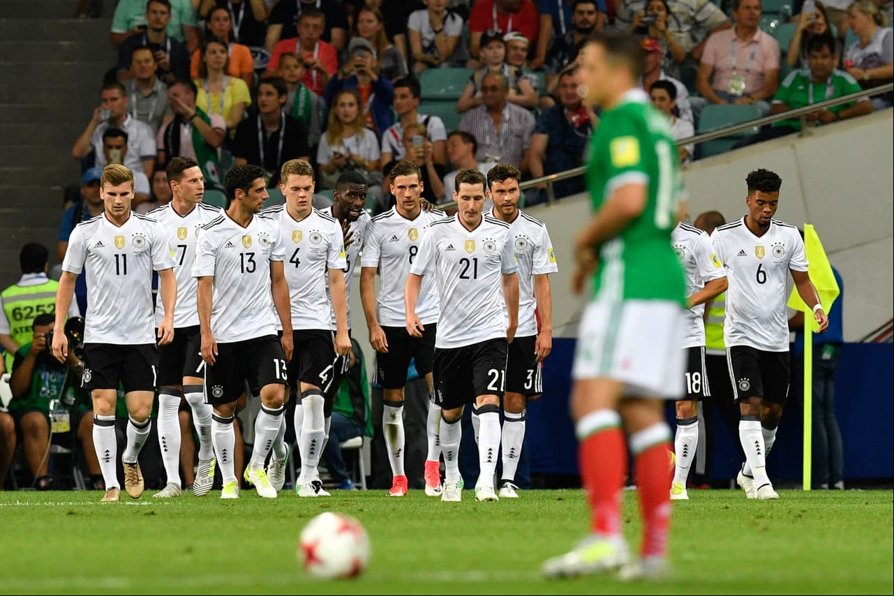 Goleada 4-1 de Alemania el 29 de junio de 2017 en la semifinal de la Copa Confederaciones.