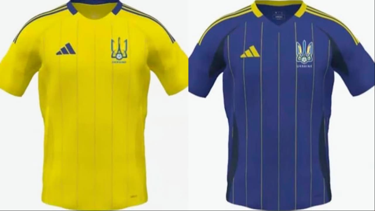 Estas son las playeras de local y visitante que utilizará la selección de Ucrania en la UEFA Euro 2024.