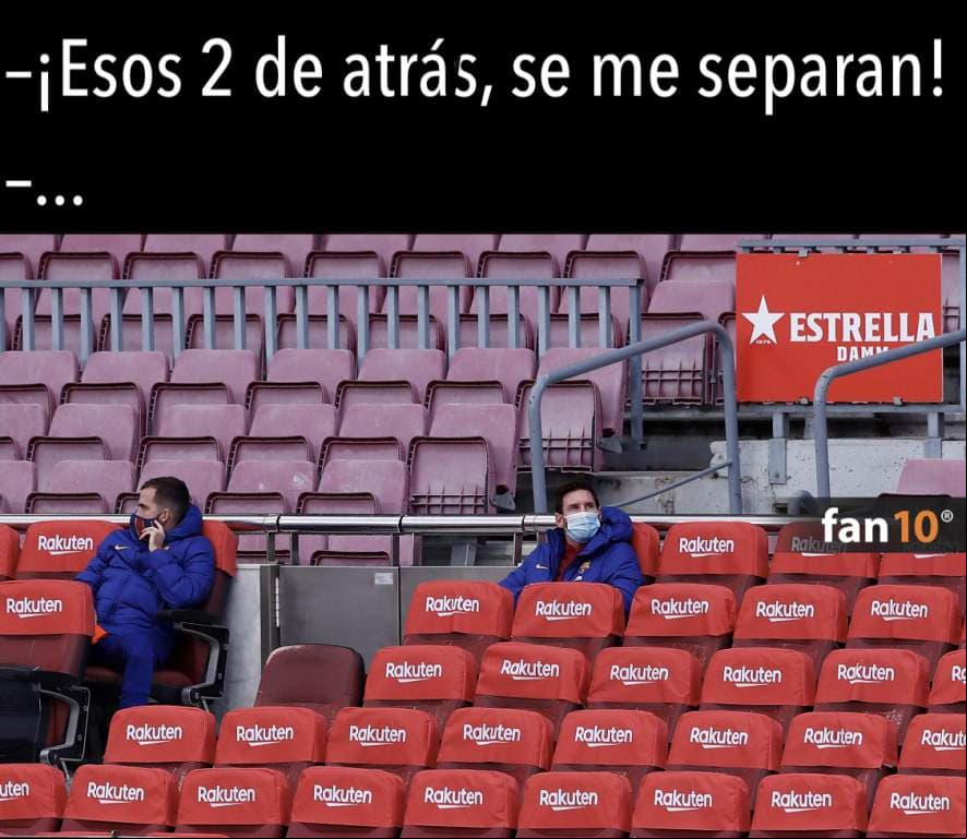 Los memes no perdonaron a Messi ni al Barcelona | Griezmann también terminó ‘raspado’ del cotorreo en redes sociales.