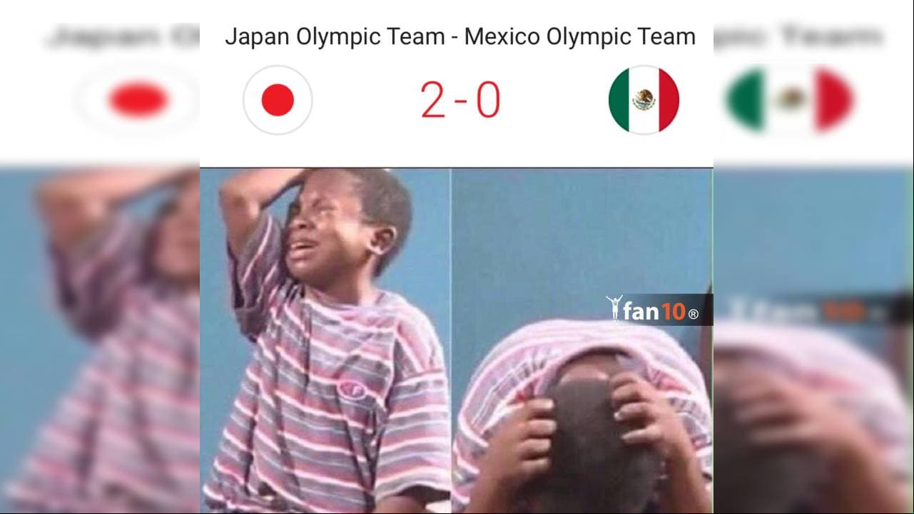 El Tri sufre su primer tropiezo en Juegos Olímpicos ante el equipo local de Japón y los memes no podían faltar.