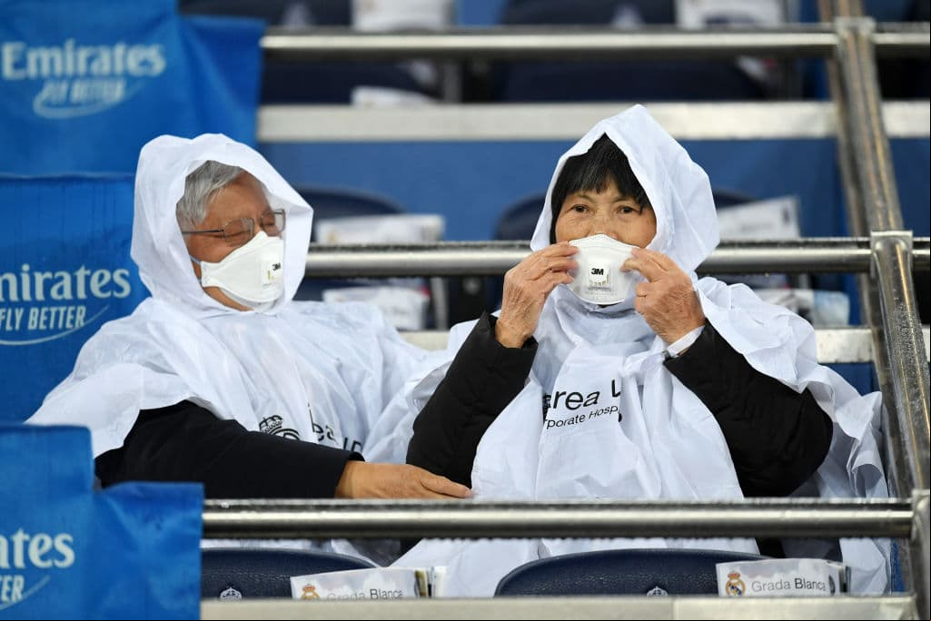 Más que bien protegidos contra el Coronavirus y ya listos para el comienzo del Clásico.