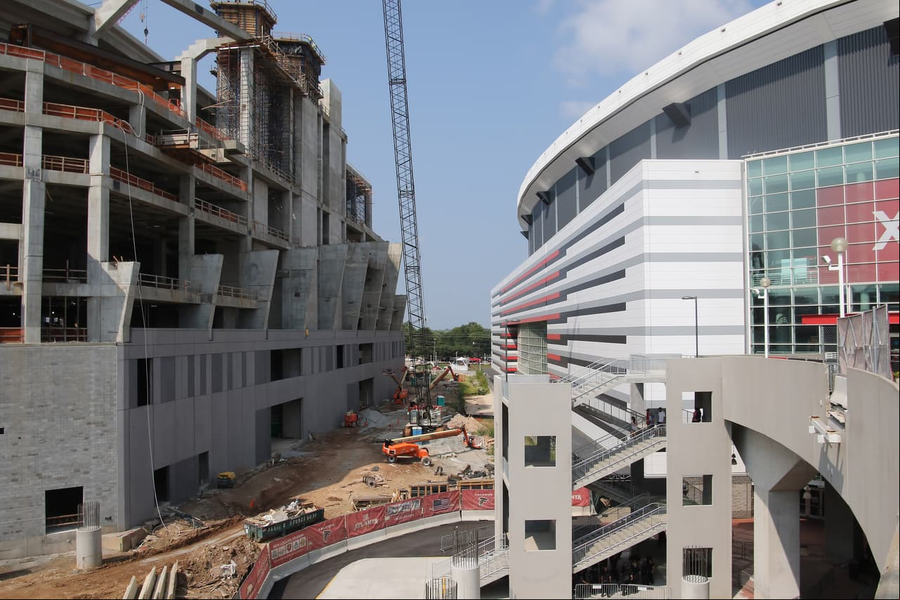 El Georgiadome fue inaugurado en 1992. Luego de la temporada 2016 será reemplazado por el Mercedes-Benz Stadium.