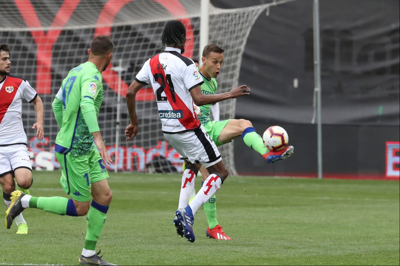 Real Betis tuvo mayor posesión de balón durante todo el partido con un 52 por ciento en su dominio, pero en el primer tiempo eso no le funcionó.
