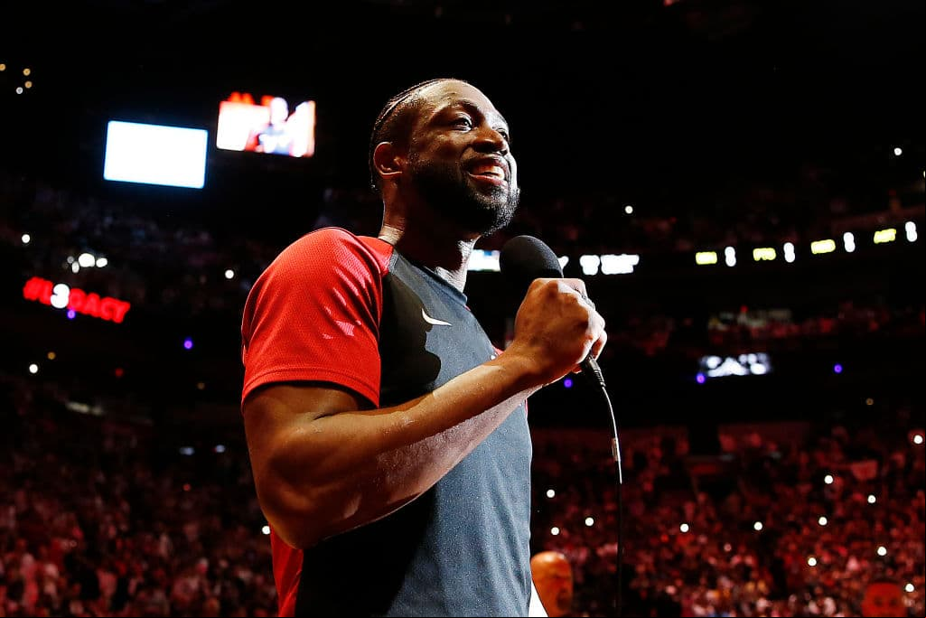 Una noche muy especial para Dwyane Wade en su despedida de Miami como jugador de la NBA.