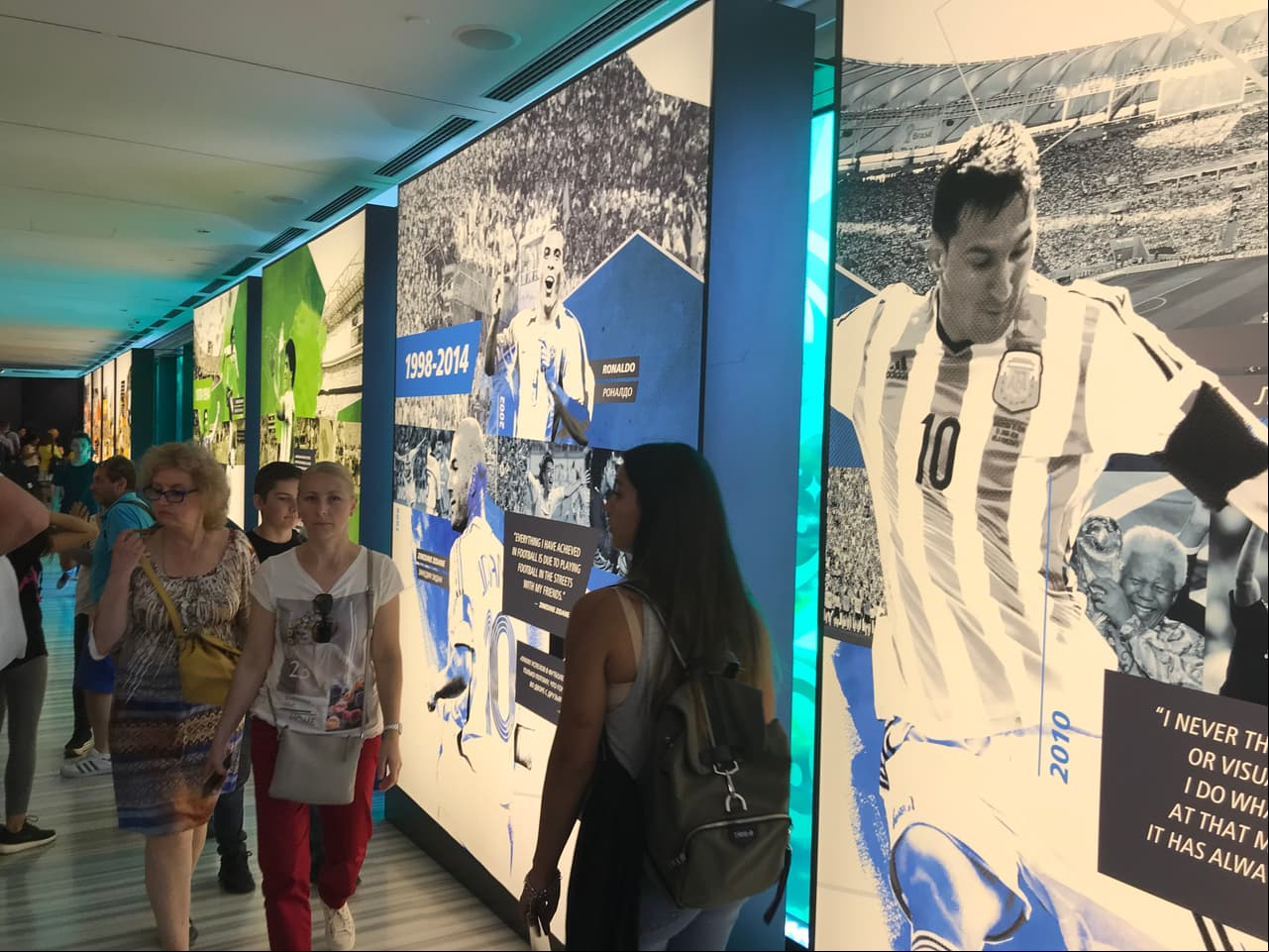 Lionel Messi, Ronaldo y todos los astros del fútbol tienen cabida en el museo que se encuentr al oeste de la capital rusa.