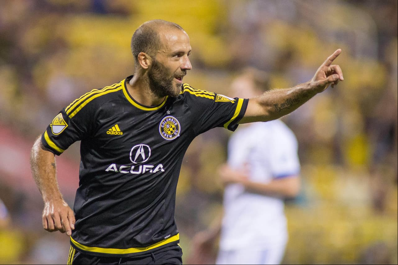 La goleada del fin de semana estuvo a cargo de Columbus Crew, que superó por 4-1 a Montréal Impact. El 10 argentino marcó en dos ocasiones. (USA Today Images)