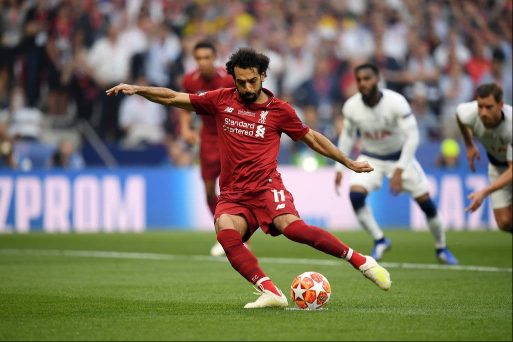 El cobro del egipcio Mohamed Salah al minuto 2 se convirtió en el 1-0 a favor del Liverpool.