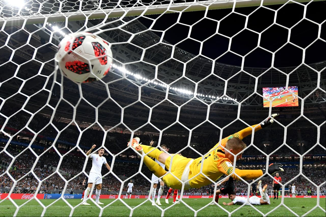 Inglaterra se había ido al frente con un gol tempranero de Kieran Trippier en tiro libre directo.