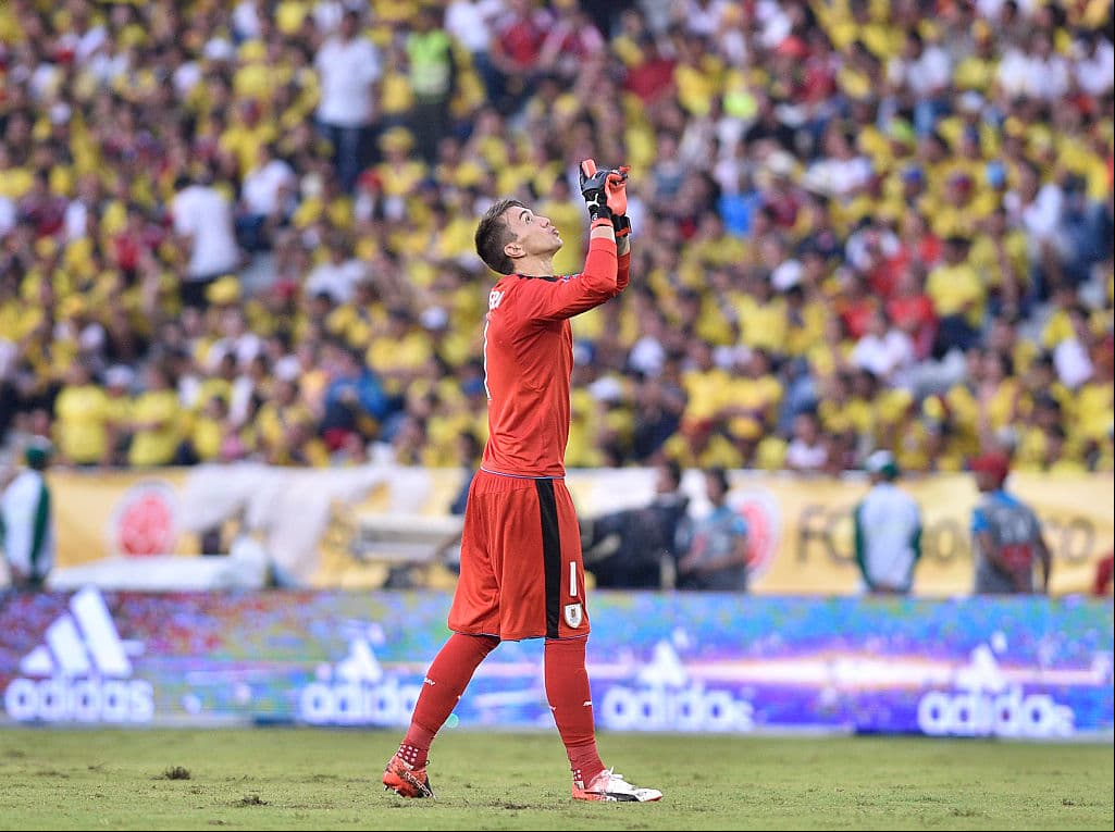 El arquero titular indiscutible, Fernando Muslera, quien milita en el Galatasaray de Turquía, estará disputando su tercera Copa del Mundo en Rusia 2018 bajo el mandato de Óscar Tabárez como técnico.
