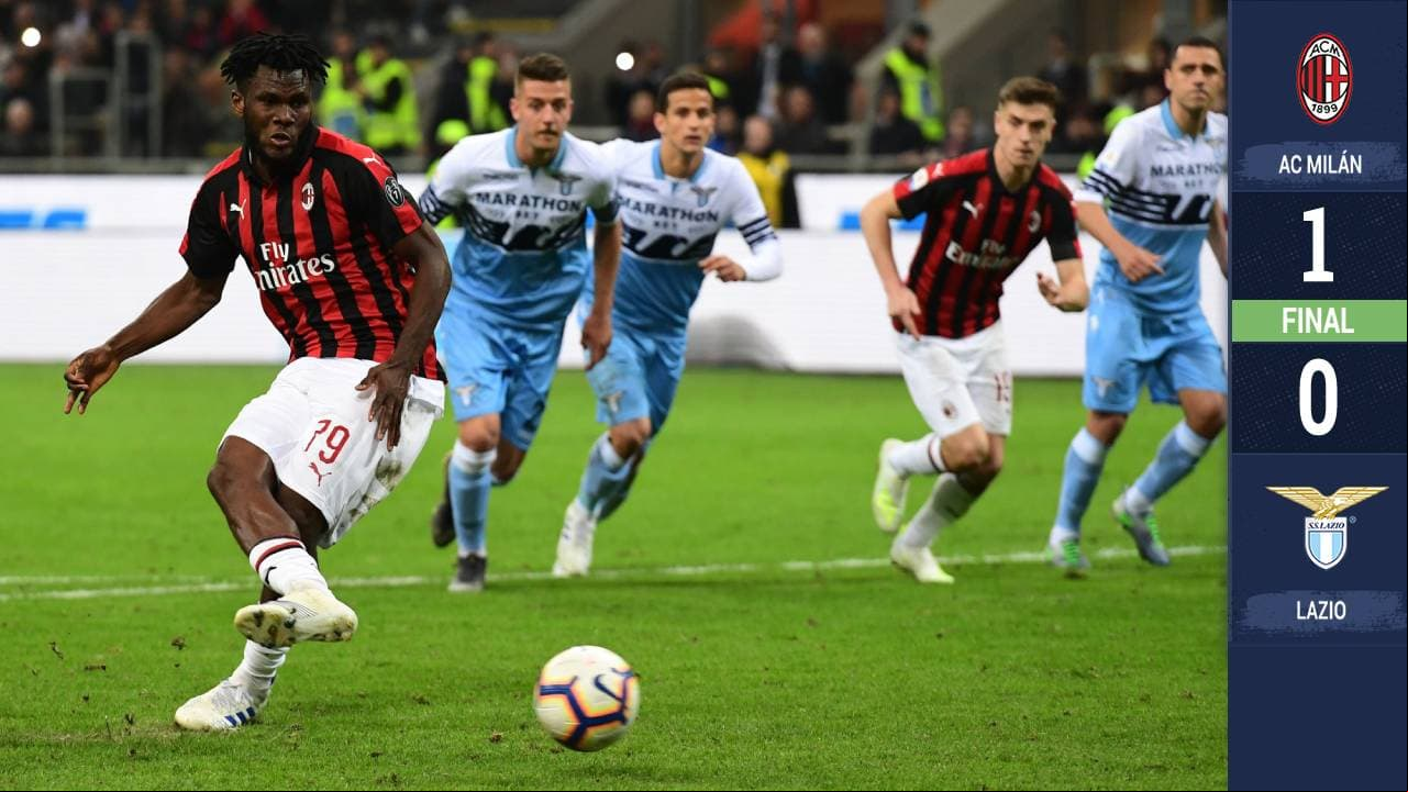 Momento en el que Franck Kessie marca desde los 11 pasos.
<br>