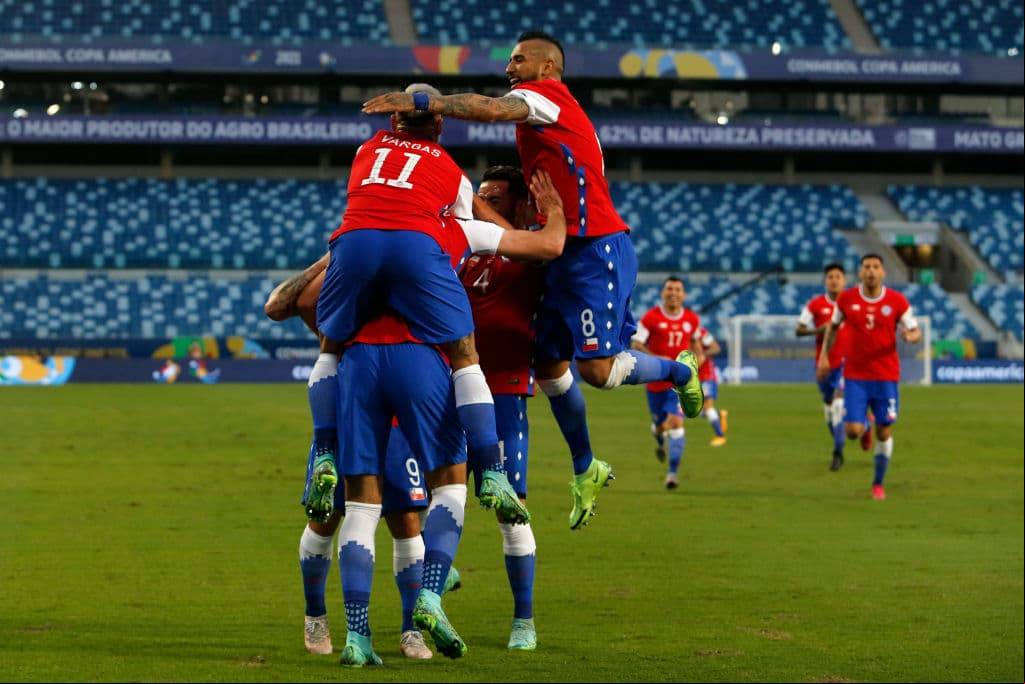 Ben Brereton anota el único tanto del partido y le da la victoria a 1-0 a Chile sobre Bolivia en la jornada dos de la Copa América 2021.