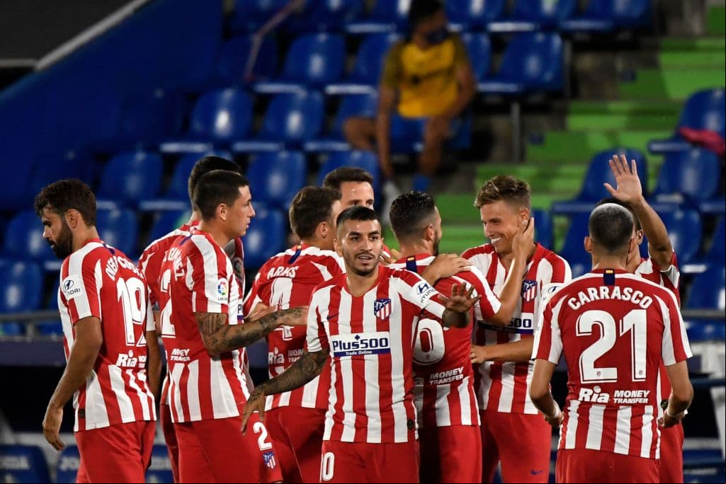 Atlético de Madrid camina tranquilamente a la victoria sobre el Getafe con goles de Mracos Llorente y Thomas Partey.