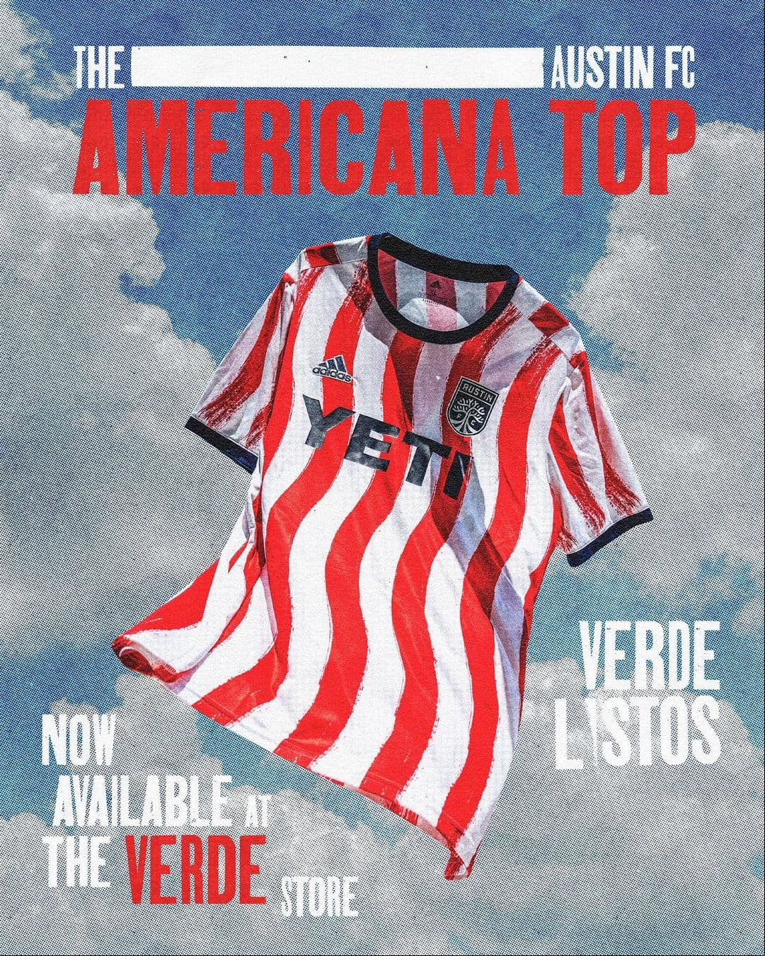 La camiseta 'Americana' se usará antes de los partidos que se celebrarán del 2 al 5 de julio.