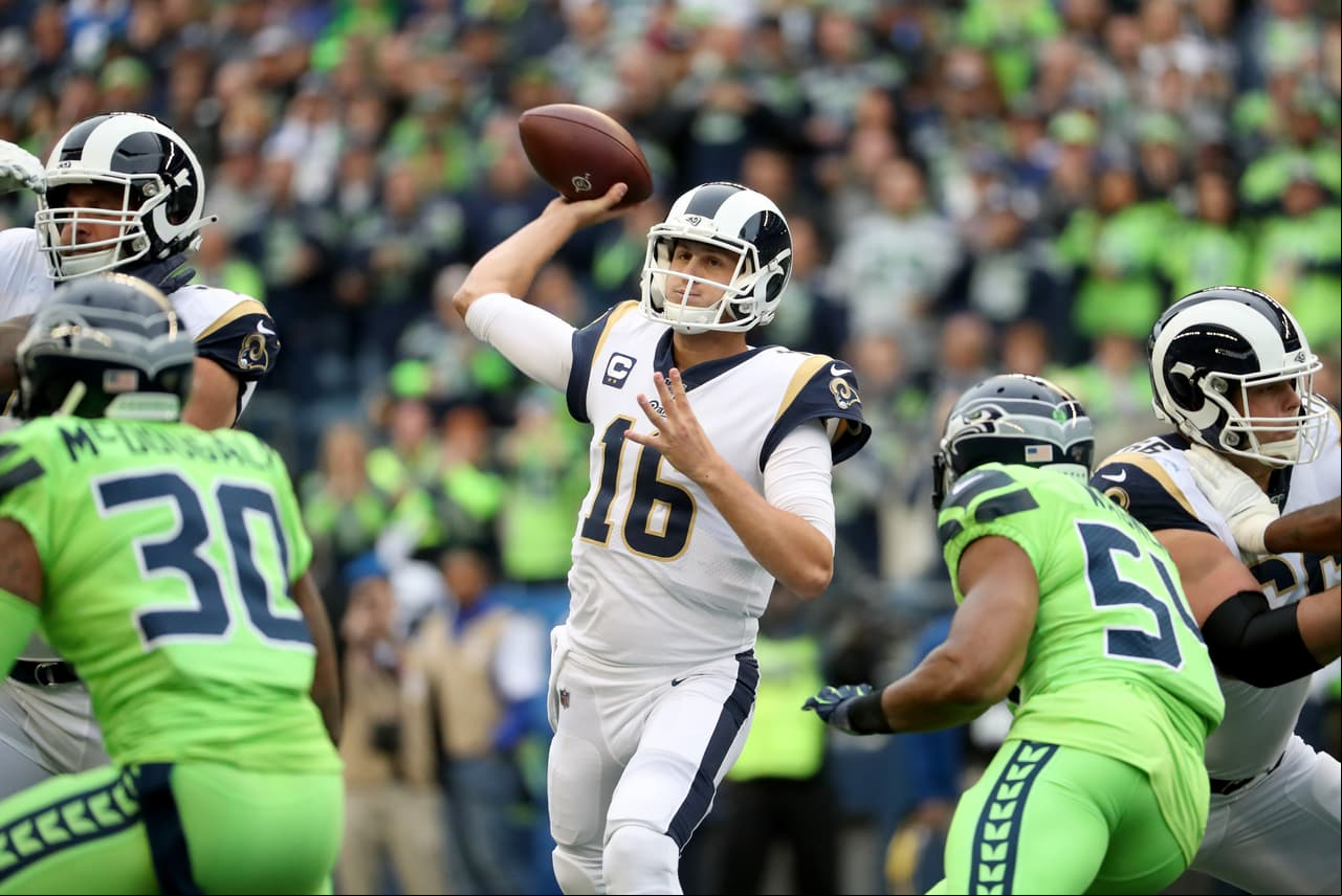 Impresionante remontada de los Seahawks para vencer 30-29 a los Rams.