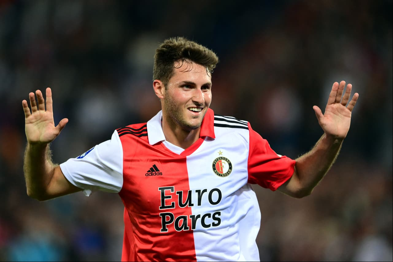 Santiago Giménez ite mal juego de Feyenoord y nervios tras su gol