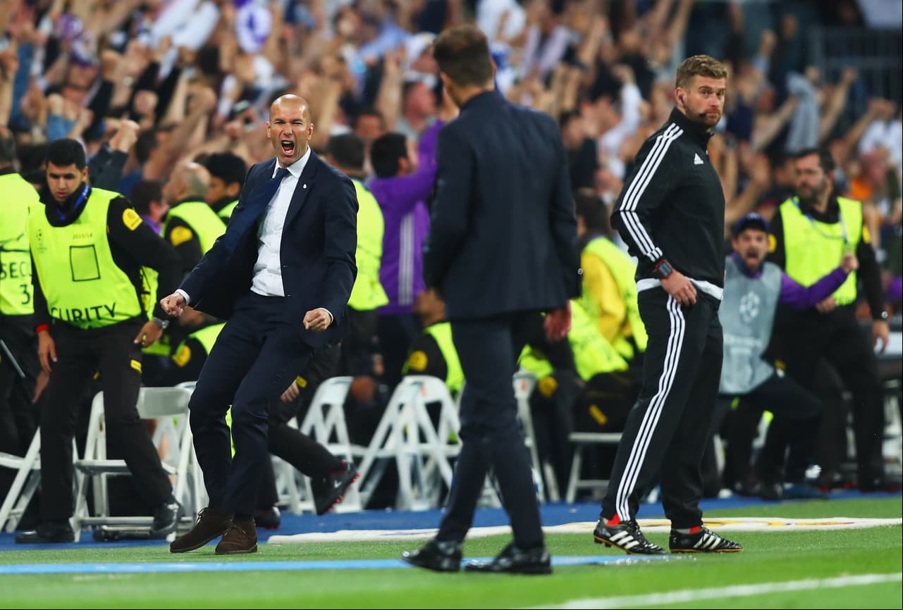 Zidane quedó muy cerca de alcanzar un logro histórico: ser campeón de manera consecutiva en la Champions League como técnico.