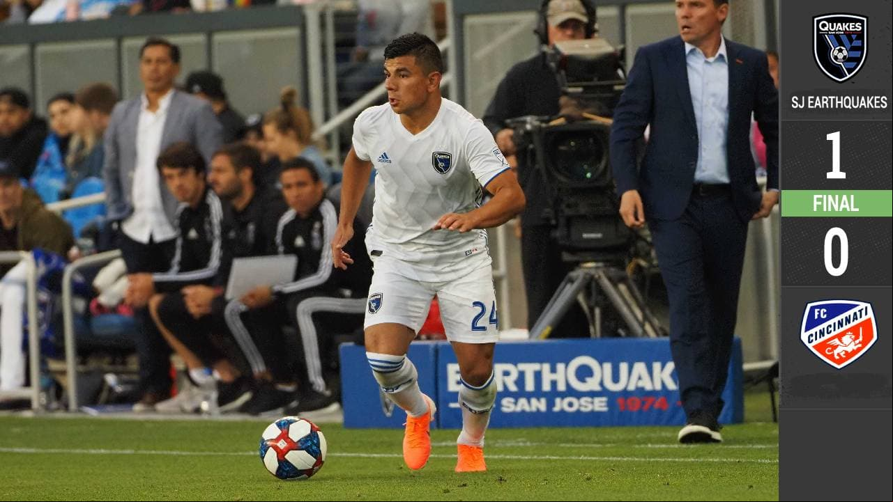 Los Quakes de Matías Almeyda aguantaron el resultado con 10 hombres y continúan racha invicta