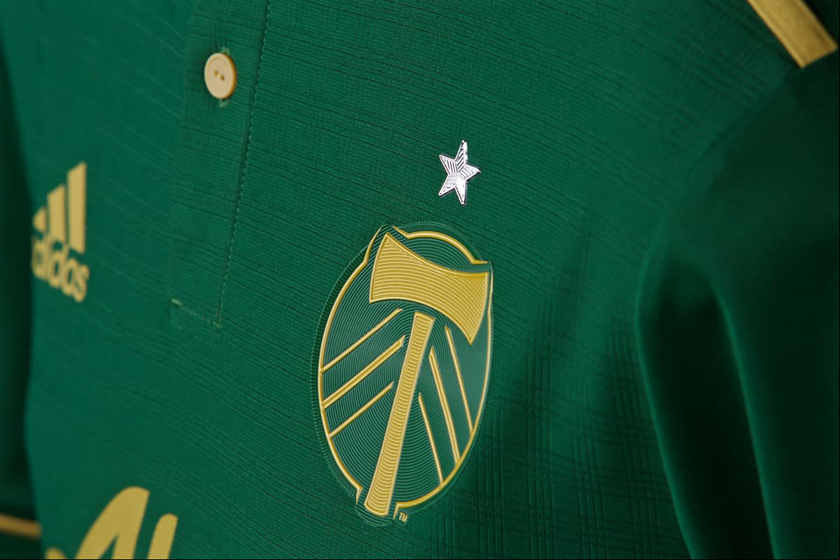 Dorado sobre verde. (Crédito: Portland Timbers)