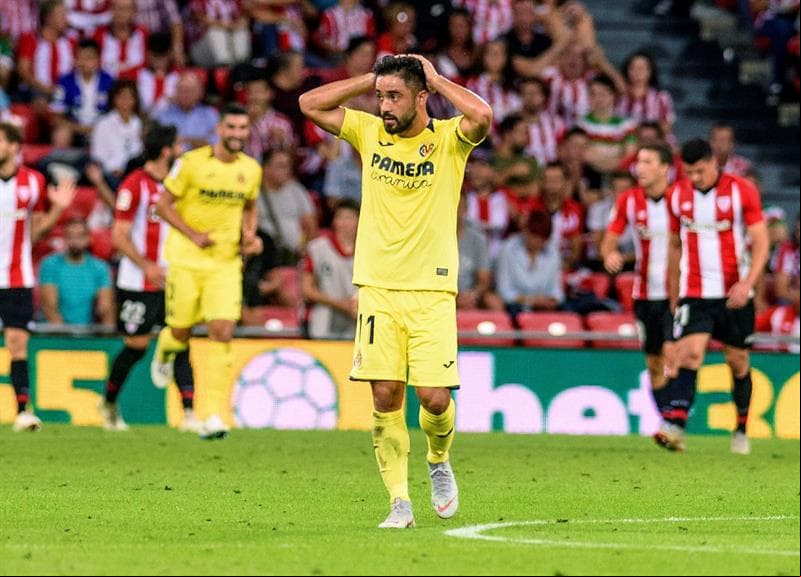 Villarreal apenas tenía cinco puntos luego de un irregular comienzo de temporada en la Liga de España, algo que buscaba reparar en su visita a Bilbao.