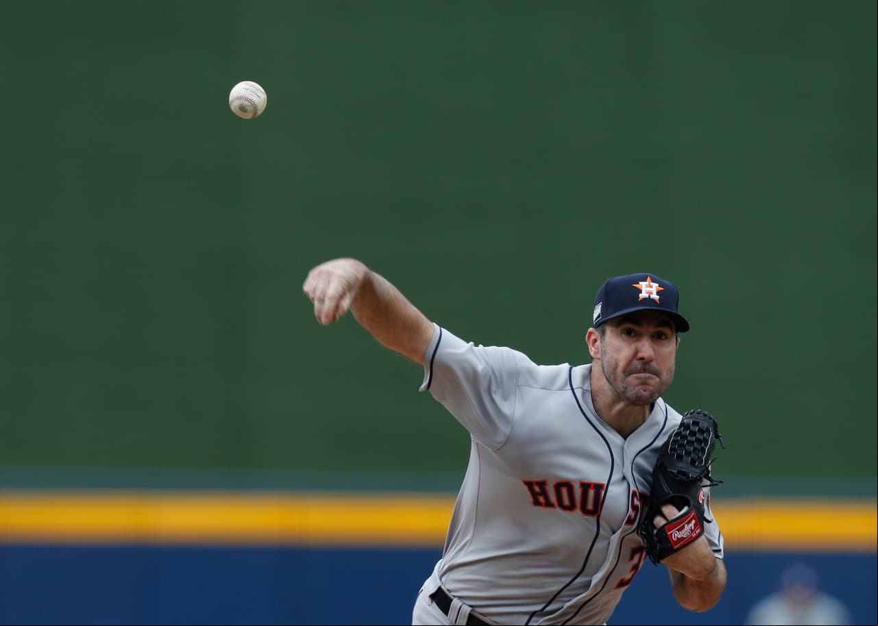 En seis episodios y un tercio el derecho Justin Verlander lideró desde la lomita el triunfo de los Astros, quedando con marca de 5-1.