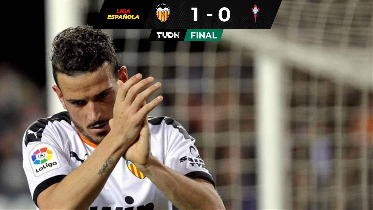 El Valencia derrota al Celta con Néstor Araujo de titular