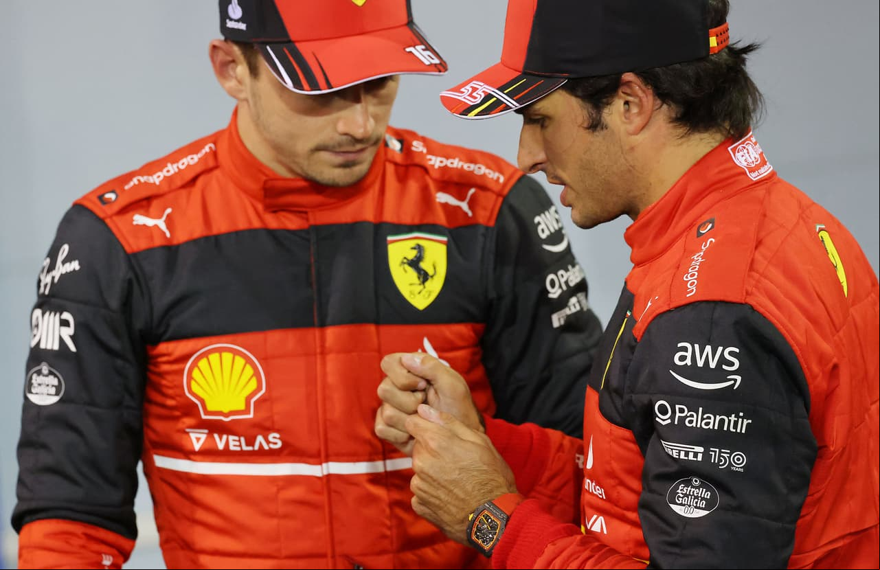 Los Ferrari fueron los grandes protagonistas en la calificación.
