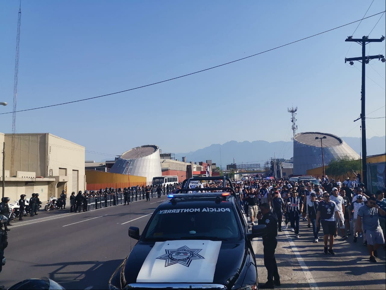El dispositivo de seguridad implementado mantuvo el control de la situación.