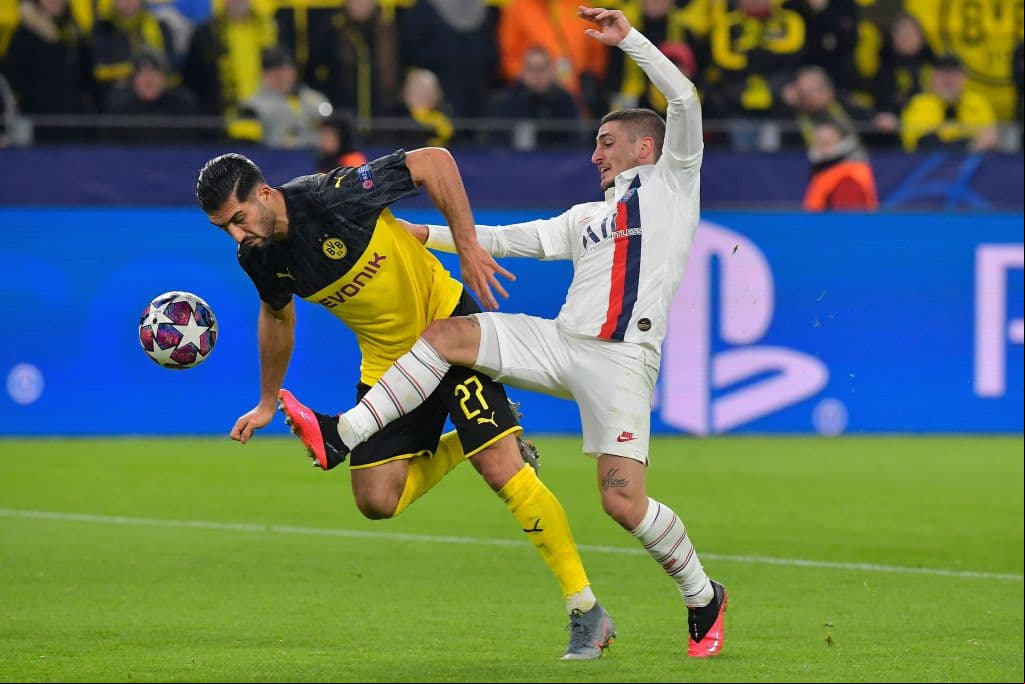 El PSG sólo ha tenido dos oportunidades de gol en lo que va del partido.