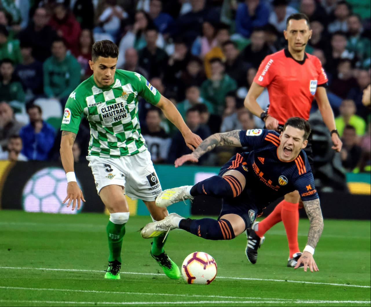 El Real Betis buscaba su segundo triunfo consecutivo en casa, pero ante el Valencia no pudo lograrlo.