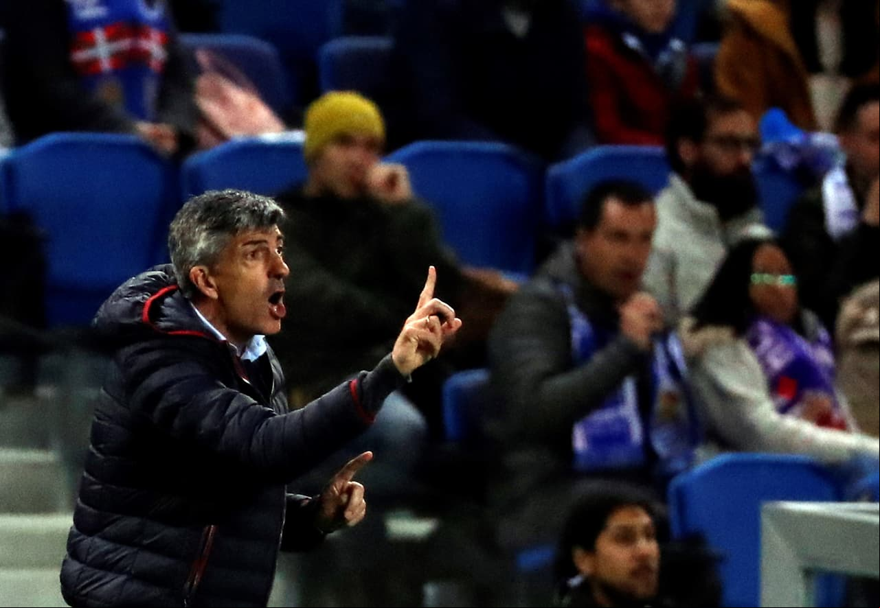 El entrenador de la Real Sociedad, Imanol Alguacil, decidió dejar en la banca durante todo el partido al mexicano Héctor Moreno.