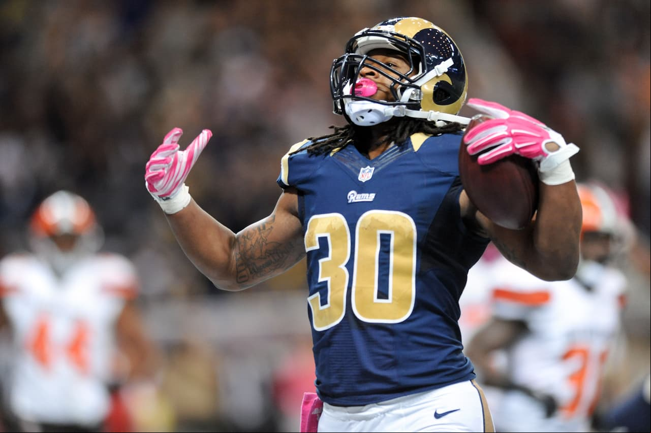 Novato Ofensivo del Mes de Octubre: RB Todd Gurley, St. Louis Rams.