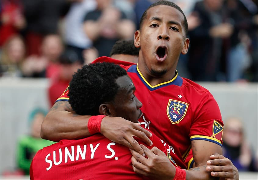 Joao Plata celebra triunfo de Real Salt Lake
