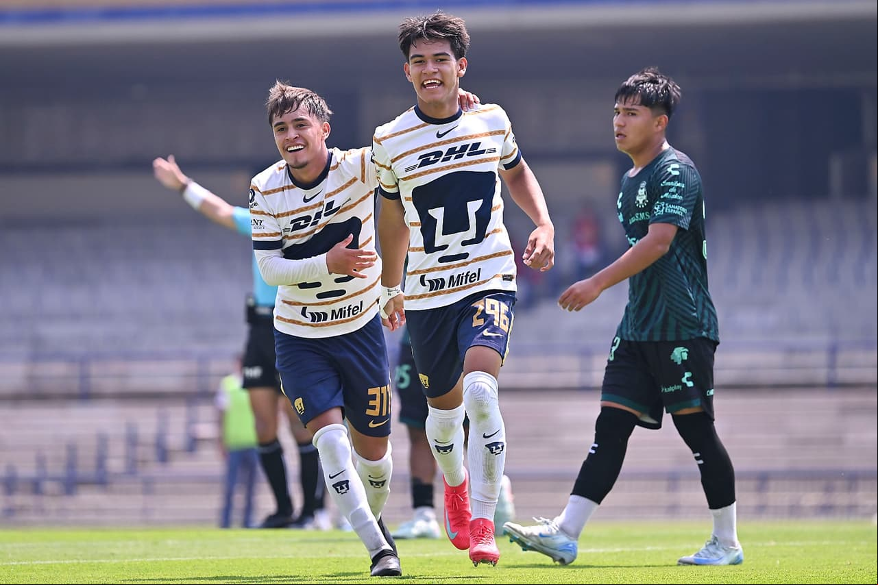 Pumas toma ventaja sobre Santos en la Ida de la Final Sub-17
