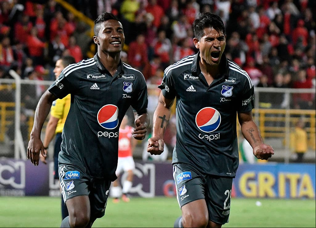 Millonarios venció 2-1 a Santa Fe