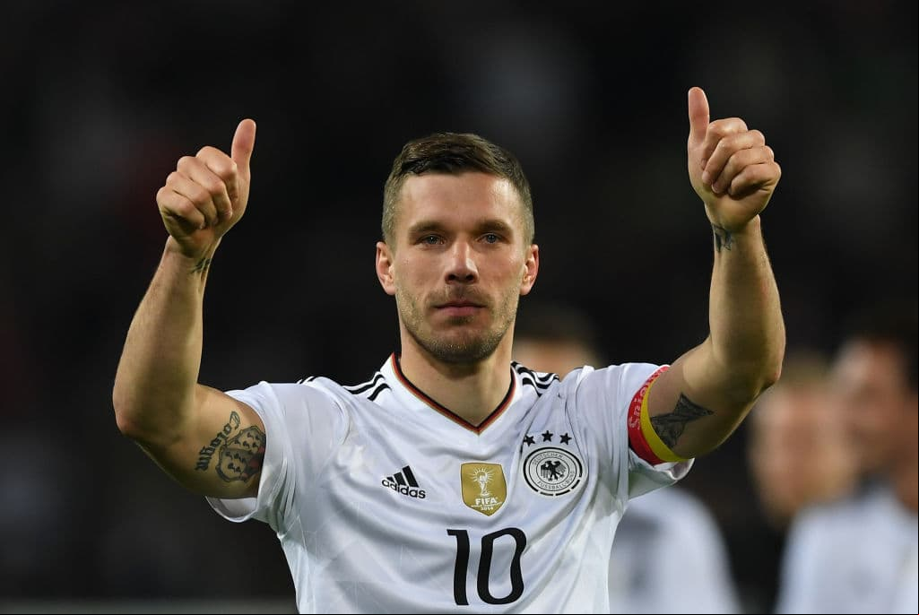 Lukas Podolski: "El futbol es como el ajedrez, pero sin dados"